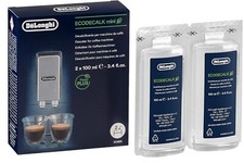 DeLonghi Descaler Cleaner EcoDecalk  Coffee Machine - 2 X 100ml Genuine