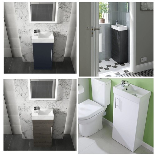 Bathroom cloakroom 400mm - bathroom,
