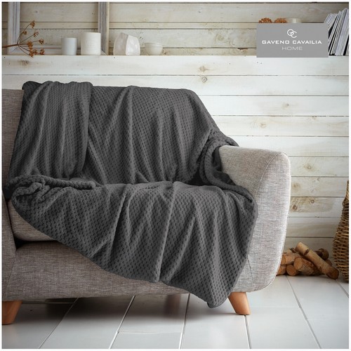 Popcorn waffle luxury blanket - luxury,