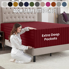 Pack satin stripe fitted - stripe,