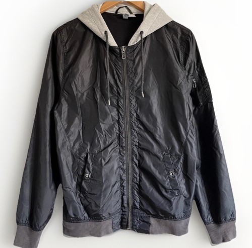 Divided hooded rain jacket - h&m,
