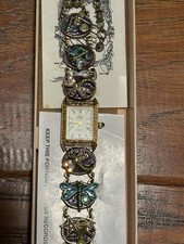 Vintage Rare Kirk’s Folly Gold tone Dragonfly Watch