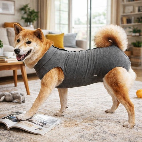 Elastic dog recovery suit - elastic,