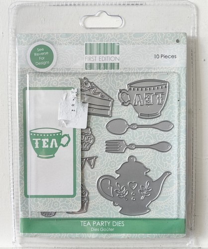 First edition dies tea party - edition,