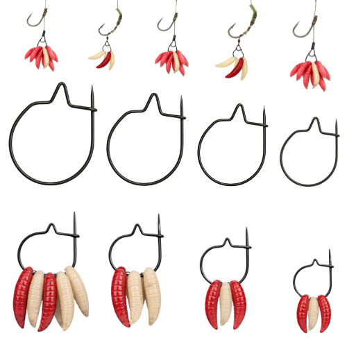 Fishing maggot clips - maggot, carp