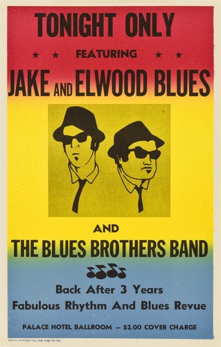 The blues brothers 1980 retro - brothers,