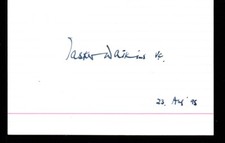 Sir Tasker Watkins VC genuine authentic signed autograph signature COA UACC