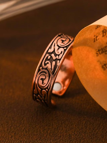 Pure copper magnetic ring - pure,