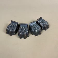 4 Antique Edwardian Table Feet