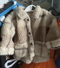 3-6 Months Girls Fluffy Jacket