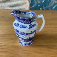 Ringtons Tea Jug Blue and