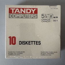 10x TANDY DS/DD 5.25" Mini