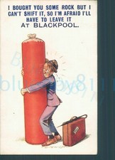 Bought a Stick of Rock Blackpool 1925 Postmark Seaside Comic 1857