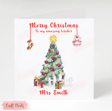 Handmade Personalised Teacher