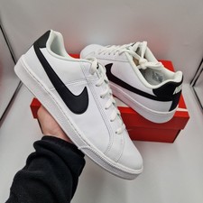 Nike Court Royal White Black Trainers - Men's UK Sizes NEW ✅ 749747-107