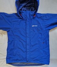 Berghaus AQ2 Waterpfoof Hooded Jacket Mens     Medium - Blue - VGC