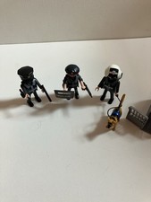 Playmobil Police Special With Dog (5186) Three Policemen With Weapons -used
