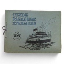 1st Ed Original Vintage Book Clyde Pleasure Steamers 32 Illustrations c1931 VGC