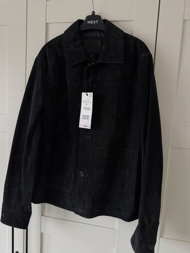 Men zara leather jacket - leather,
