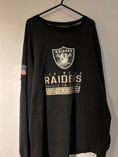 Nike Dri- Fit NFL Las Vegas Raiders Salute to Service Long Sleeve Shirt Size L