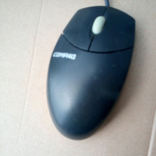 Vintage black compaq logitech - black,