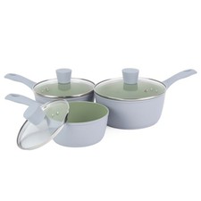 Salter Earth Saucepan Set 3-PC