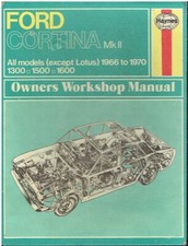 FORD CORTINA MK2 ( INCL GT & 1600E ) 1966-70 OWNERS WORKSHOP MANUAL *HARDBACK*