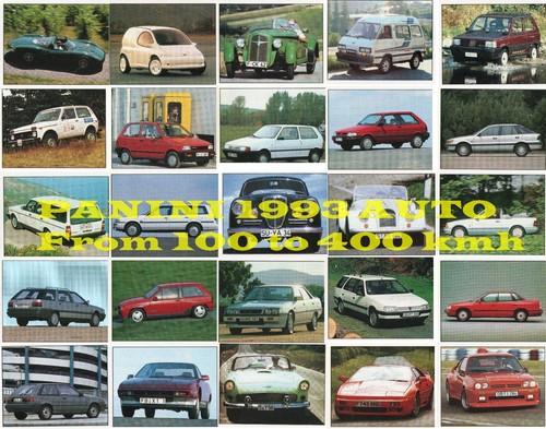 Panini auto 1993 - 1993, from