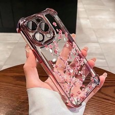 Plum blossom clear phone case - blossom,