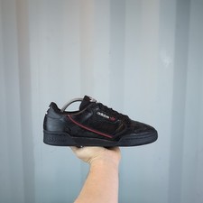 UK 8 - adidas Contintenal 80 Trainers Black Mens Shoes Vintage Retro B41672