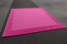 Modern Style Rugs 300x300cm Pink Border Colours XX-Large Area Rug Free Delivery
