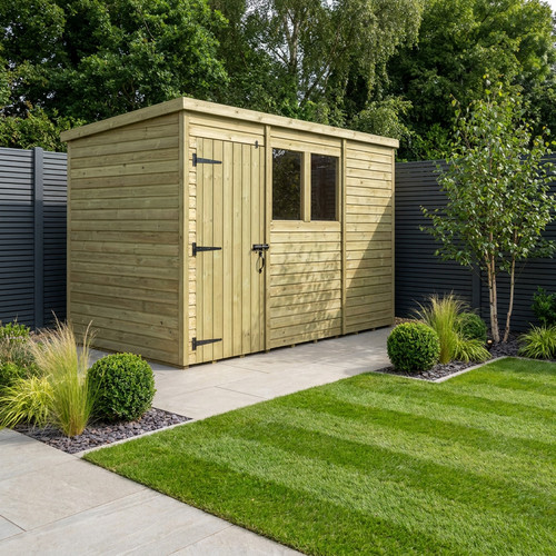 Pent shed single - x, (single