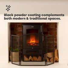 LIVIVO 3 Panel Fireplace