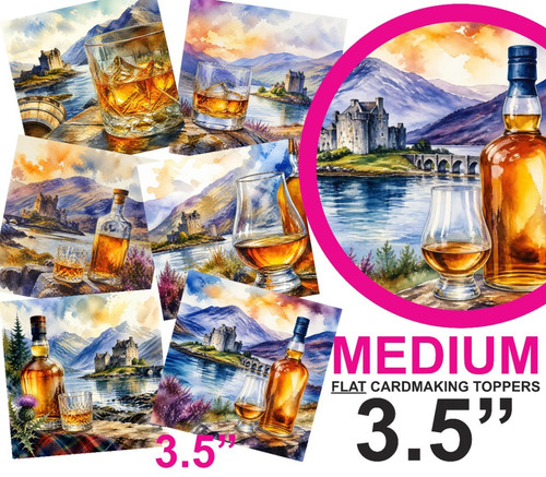 Whisky card toppers for - whisky,