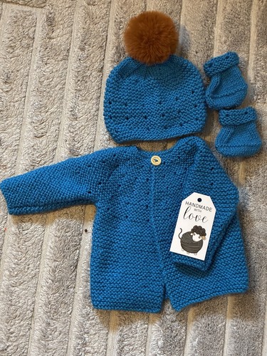 Hand knitted baby - hand, newborn