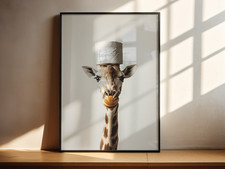 Giraffe With Toilet Roll