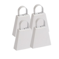 Cowbell White Plain Post Box