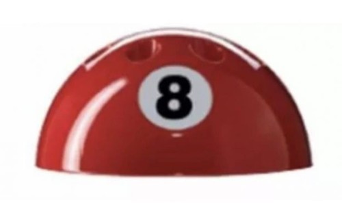 Red ball snooker pool - red, 8-ball