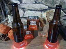 Budweiser Light Up Bottle Cooler Brand New ( Pack Of 2 )