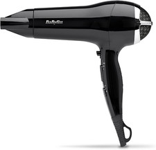 Babyliss Power Smooth Hair Dryer - Powerful and Lightweight, 2400W Fast Drying, 