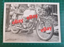 Original Press Photo Motorcycle Puch 125 Racing Velka Cena Ceskoslovenska 1952