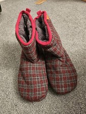  Fat Face Men’s Lined  Slipper Boots UK 11  new