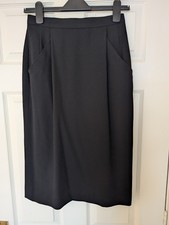 Jaeger Black Wool Pencil