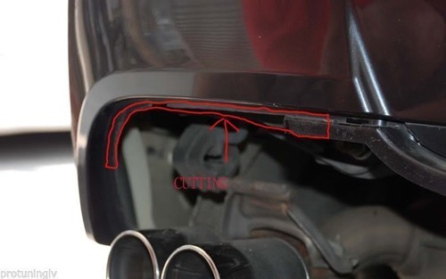 Performance rear bumper - rear,