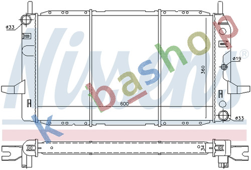 Engine radiator manual fits - engine,