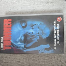 Stephen King's Thinner WB UK PAL VHS VIDEO 1998 Joe Mantegna Robert John Burke