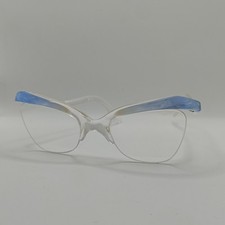 Vintage 1950s Clear Blue Cats