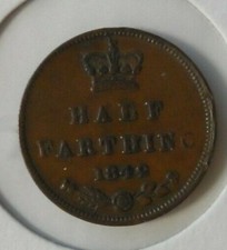 QUEEN VICTORIA HALF FARTHING
