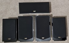 Quad speakers 12L, 11L and Center, gloss black, original boxes, FREE POSTAGE