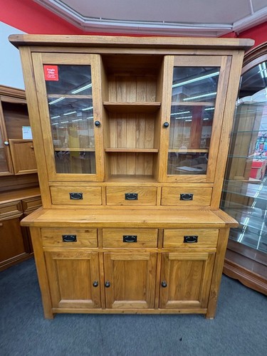 Large rustic oak dresser - rustic,